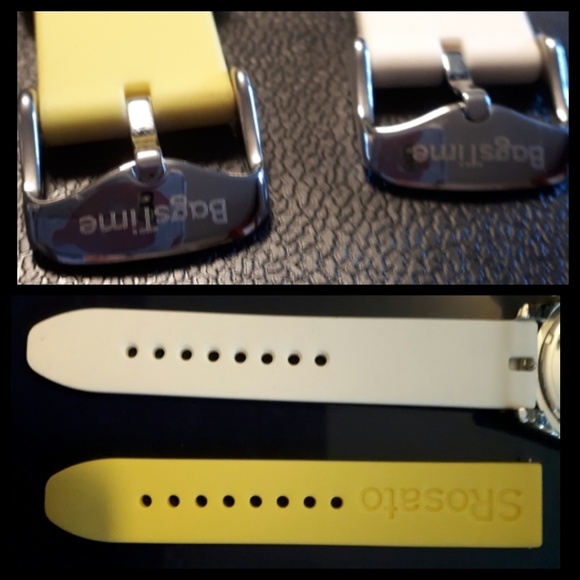 SALE!! S Rosato watch by Bags Time white and yellow. 3 - Picture 8 of 8
